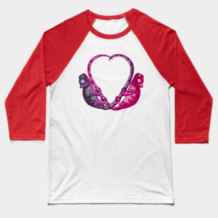 chameleon love design Baseball T-Shirt